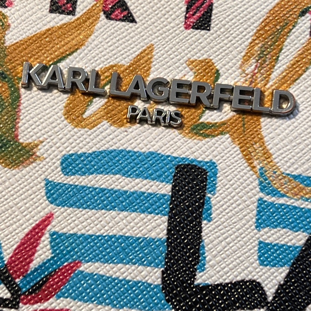 Karl Lagerfeld Multicolor Graffiti Crossbody Bag - Exceptional Used Condition. - Picture 7 of 9